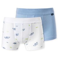SCHIESSER Boys Shorts, 2-pack - Pants, Underpants, Organic Cotton, Patterned