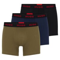 HUGO Herren Boxershorts, 3er Pack - Boxer Briefs Triplet Pack, Cotton Stretch