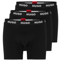 HUGO Mens Boxer Briefs, 3-pack - Boxer Briefs Triplet Pack, Cotton Stretch