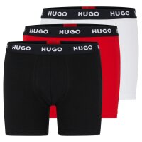 HUGO Mens Boxer Briefs, 3-pack - Boxer Briefs Triplet Pack, Cotton Stretch