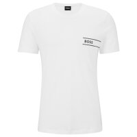 BOSS Mens T-Shirt - RN 24, short sleeve, round neck, cotton, logo print, uni