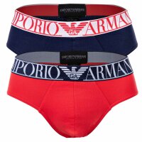 EMPORIO ARMANI Men Slips 2 Pack - ENDURANCE, Briefs, Underwear, Stretch Cotton