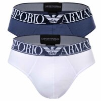 EMPORIO ARMANI Men Slips 2 Pack - ENDURANCE, Briefs, Underwear, Stretch Cotton