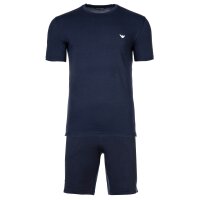 EMPORIO ARMANI Herren Schlafanzug Set, 2-tlg. - ENDURANCE, Pyjama, kurz, Rundhals, Stretch Cotton