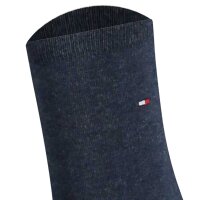 TOMMY HILFIGER Damen Socken, 4er Pack - Sock Casual, ECOM, Kurzsocken, uni Blau 35-38