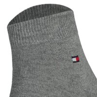 TOMMY HILFIGER Mens Socks, 6-Pack - Quarter, ECOM Gray 39-42