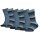 TOMMY HILFIGER Childrens socks, 6-pack - Basic Stripe ECOM, stripes Blue 39-42