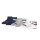 TOMMY HILFIGER baby unisex socks, 6 pack - FLAG SOCK ECOM, stopper socks White/Grey/Dark Blue 19-22