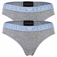 EMPORIO ARMANI Womens Briefs, 2 Pack - ICON LOGOBAND,...