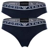 EMPORIO ARMANI Womens Briefs, 2 Pack - ICON LOGOBAND, Briefs, Cotton Stretch