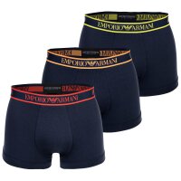EMPORIO ARMANI Herren Boxer Shorts, 3er Pack - CORE LOGOBAND, Trunks, Stretch Cotton