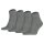 TOMMY HILFIGER Herren Quarter Socken, 4er Pack - Sneaker, Unifarben, 39-49 Grau 39-42