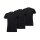 Levis Herren T-Shirts, 3er Pack - Rundhals 3P ECOM, Kurzarm, einfarbig Schwarz XXL
