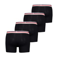 Levis Herren Boxer-Shorts, 4er Pack - Sportswear Logo Boxer Brief ECOM, Organic Schwarz 2XL