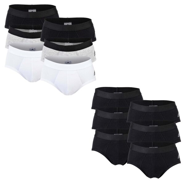 adidas mens briefs, 3-pack - Briefs, Active Flex Cotton, Logo, 3 stripes, uni