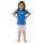 SCHIESSER Girls Pajamas - Short Sleeve, Children, Organic Cotton, Animal Motif Blue/Light Pink 116