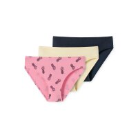 SCHIESSER Girls Briefs 3-Pack - Underpants, Single Jersey, Organic Cotton