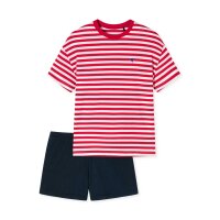 SCHIESSER Girls Pyjama Set - Short, Teens, Organic Cotton, Stripes