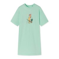 SCHIESSER Girls Nightdress - Sleepshirt, Short Sleeve, Teens, Organic Cotton, Motif