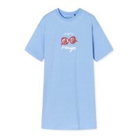 SCHIESSER Girls Nightdress - Sleepshirt, Short Sleeve, Teens, Organic Cotton, Motif