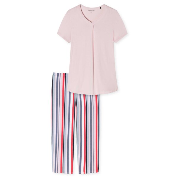 SCHIESSER Ladies Pajamas 3/4 - Nightwear, 1/2 Sleeve, Pajama, Stripes