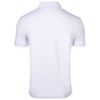 HUGO Herren Polo-Shirt - DONOS222, Pique, 1/2-Arm, Knopfleiste, Logo, Baumwolle Weiß 2 M