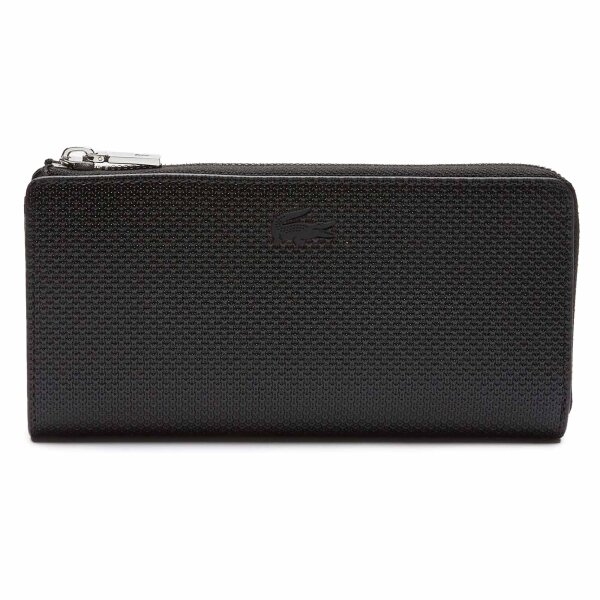 LACOSTE Ladies Wallet - Slim Zip Wallet, 9,5x19x3cm (HxWxD), Leather