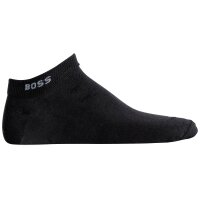 BOSS mens sneaker socks, 5-pack - 5P AS Uni CC, short, cotton mix, plain Black 39-42