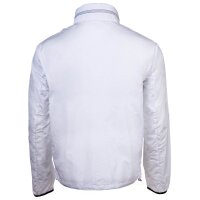 A|X ARMANI EXCHANGE Mens Windbreaker - Light jacket, zipper, pockets, solid color White 2XL (XX-Large)