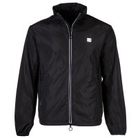 A|X ARMANI EXCHANGE Herren Windjacke - Leichte Jacke, Reißverschluss, Taschen, einfarbig Schwarz M