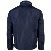 A|X ARMANI EXCHANGE Mens Windbreaker - Light jacket, zipper, pockets, solid color Dark Blue 2XL (XX-Large)
