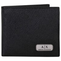 A|X ARMANI EXCHANGE Mens Wallet - Bifold, Genuine Leather, Saffiano Leather, 10x11,5x2cm (HxLxW)