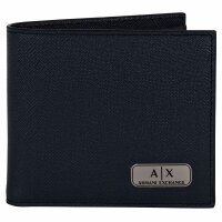 A|X ARMANI EXCHANGE Mens Wallet - Bifold, Genuine Leather, Saffiano Leather, 10x11,5x2cm (HxLxW)