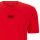 HUGO Herren T-Shirt - Diragolino212 Rundhals, Logo,1/2-Arm, Baumwolle Rot (Open Pink) M