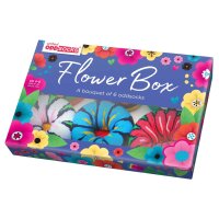 United Oddsocks Ladies Socks, 6 Socks Pack - Stockings, Motto Flower Box 37-42 (UK 6,5-10,5)