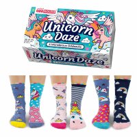 United Oddsocks Kids Socks, 6 Individual Socks - Gift Box, Motif Socks