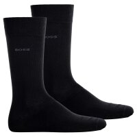 BOSS Herren Socken, 2 Paar - Marc RS Uni CC, Kurzsocken, Finest Soft Cotton Schwarz 47-50