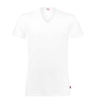 Levis Men T-Shirt, 3 Pack -  EOCM, V-neck, short sleeve, solid color White S (Small)