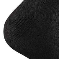 Rohner Basic unisex socks, 3-pack - Cotton, short socks, solid color Black 39-42 (5.5-8 UK)