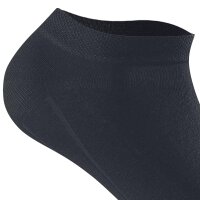 Rohner Basic Unisex Sneaker Socken, 6er Pack - Bambus Schwarz 35-38
