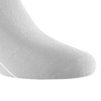 Rohner Basic Unisex Sneaker Socken, 6er Pack - Bambus Weiß 43-46