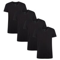 Bamboo basics Herren T-Shirt VELO, 4er Pack - Unterhemd,...