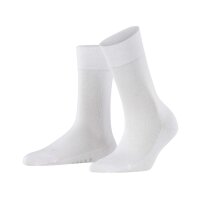 FALKE Womens Socks - Sensitive New York, Cuff, Logo, Plain, long