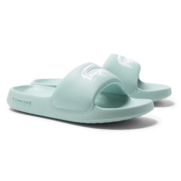 LACOSTE Damen Badesandalen - Croco Slides, Slipper, Badeschuhe