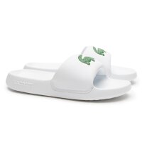 LACOSTE Damen Badesandalen - Croco Slides, Slipper, Badeschuhe
