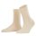 FALKE Damen Socken - Cotton Touch, Baumwolle, Bündchen, Logo, einfarbig, lang