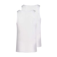 SKINY Herren Tank Top, 2er Pack - Cotton Advantage, Unterhemd, ärmellos, Stretch Cotton Weiß 2XL