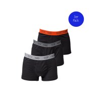 HOM Herren 3er Pack Boxer Shorts Original Boxerline Pants - Schwarz