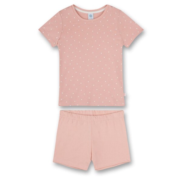 Sanetta Girls Pajamas - Pyjamas, Cotton, Dots, Round Neck, short