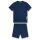 Sanetta Boys Pajamas - Pyjamas, Cotton, Round Neck, Lettering, plain, short Blue 140